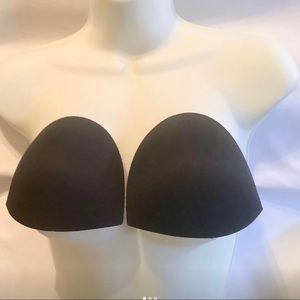 Removable Bra Pad Inserts… One (1) Pair  Black - 38 DD